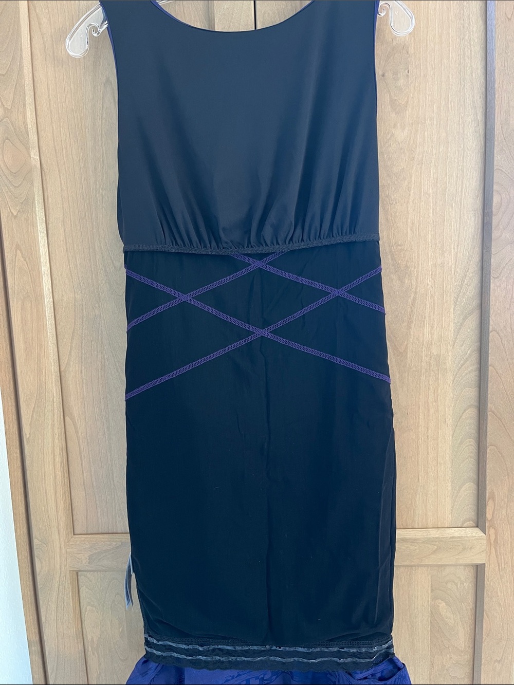 NYDJ Layla Mural Flounce Dress - Picture 8 of 9